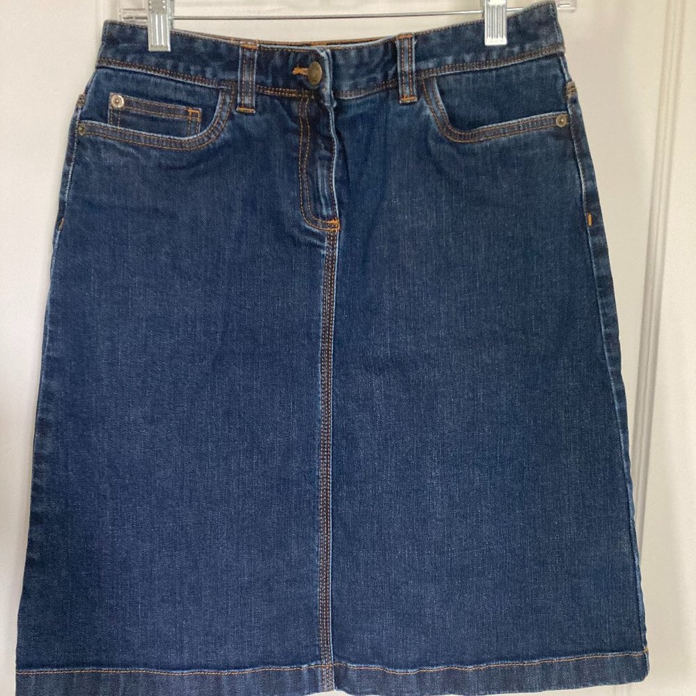Boden classic jean skirt size 6